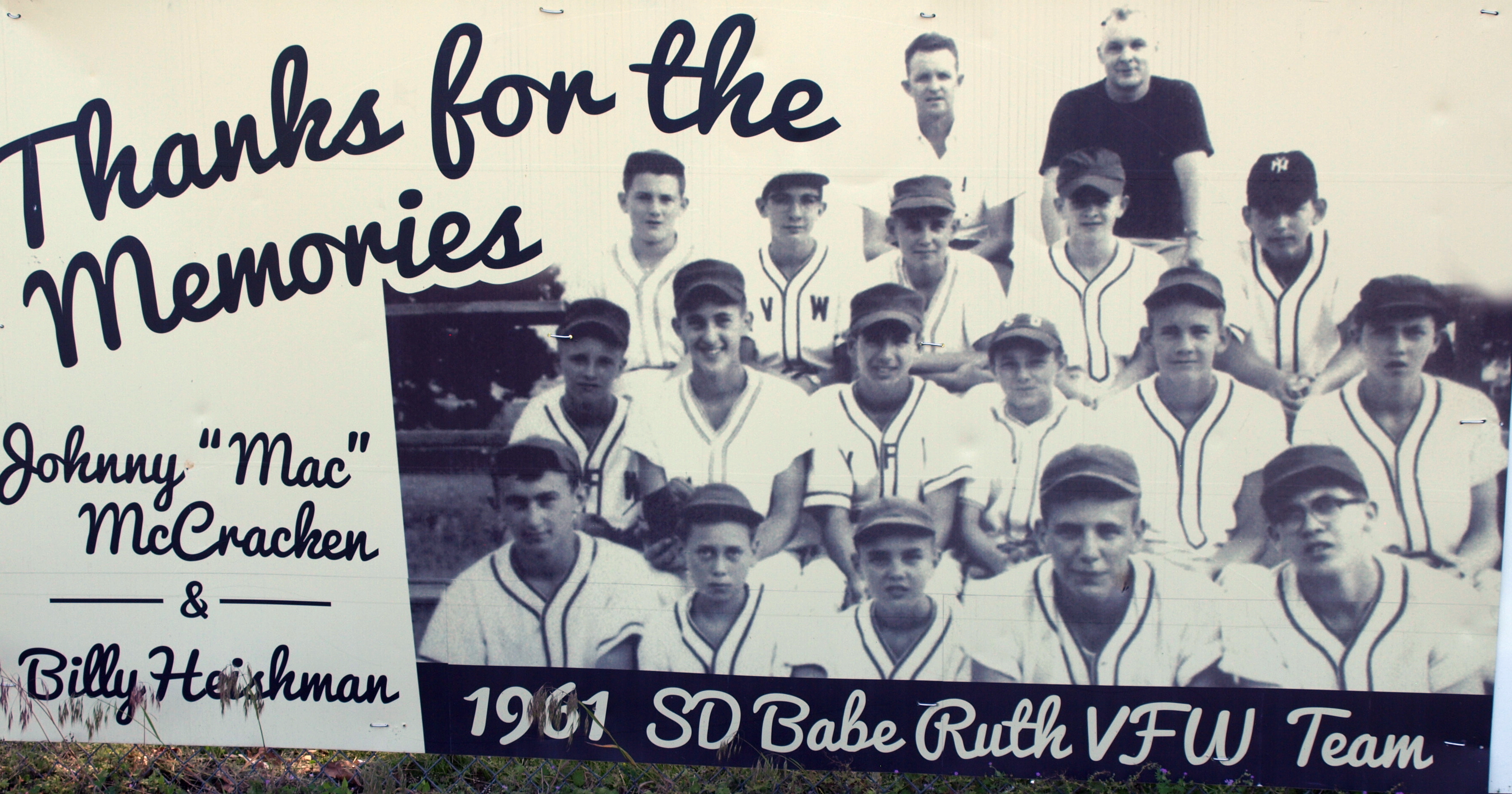 1961 VFW Baseball Team